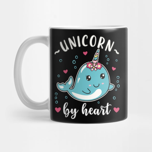 Narwhal Unicorn by Heart by FloraLi